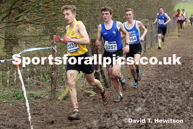 Mens under-17s, 2020 British Athletics Inter Counties Cross Country Champs., Prestwold Hall, Loughborough. Photo: David T. Hewitson/Sports for All Pics